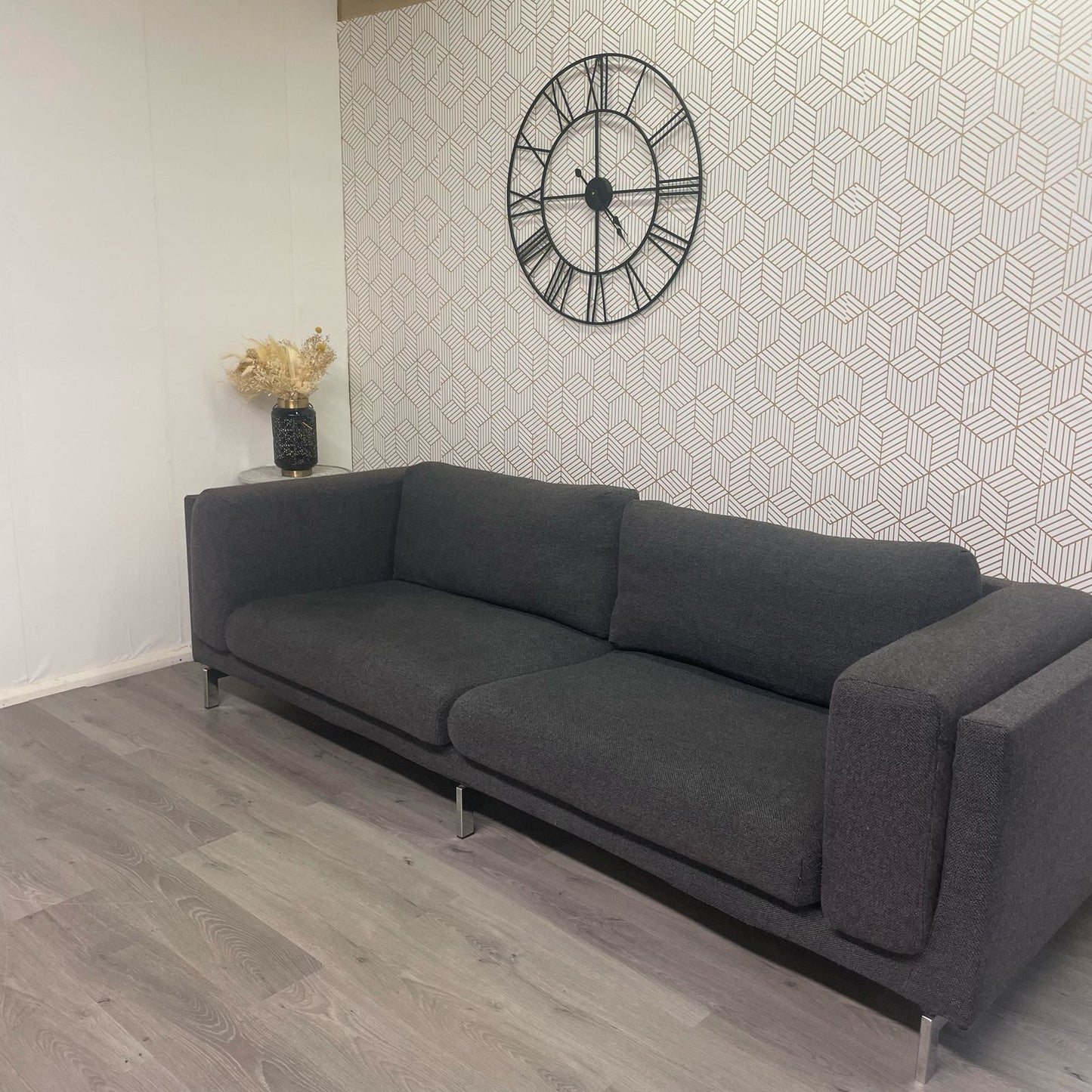Canapé IKEA Nockeby 4 places – Gris foncé