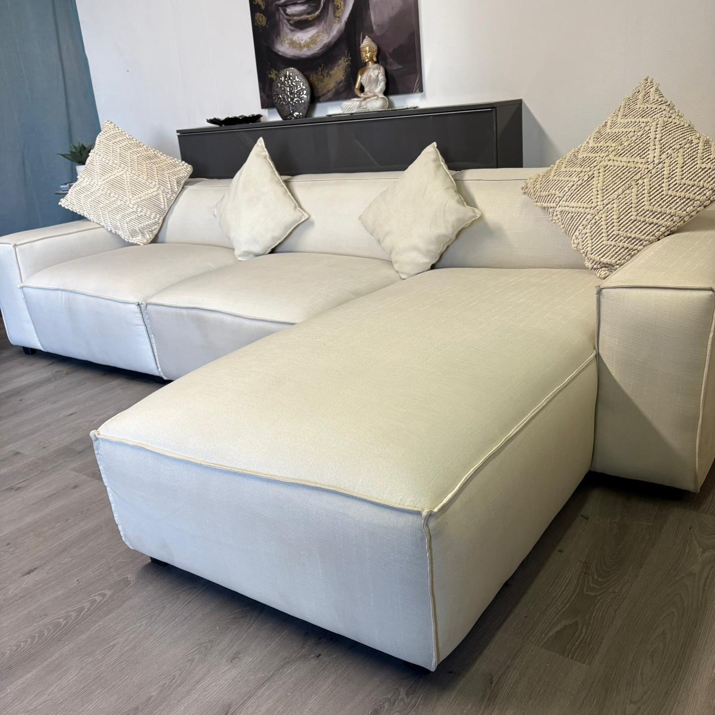 Canapé sectionnel beige