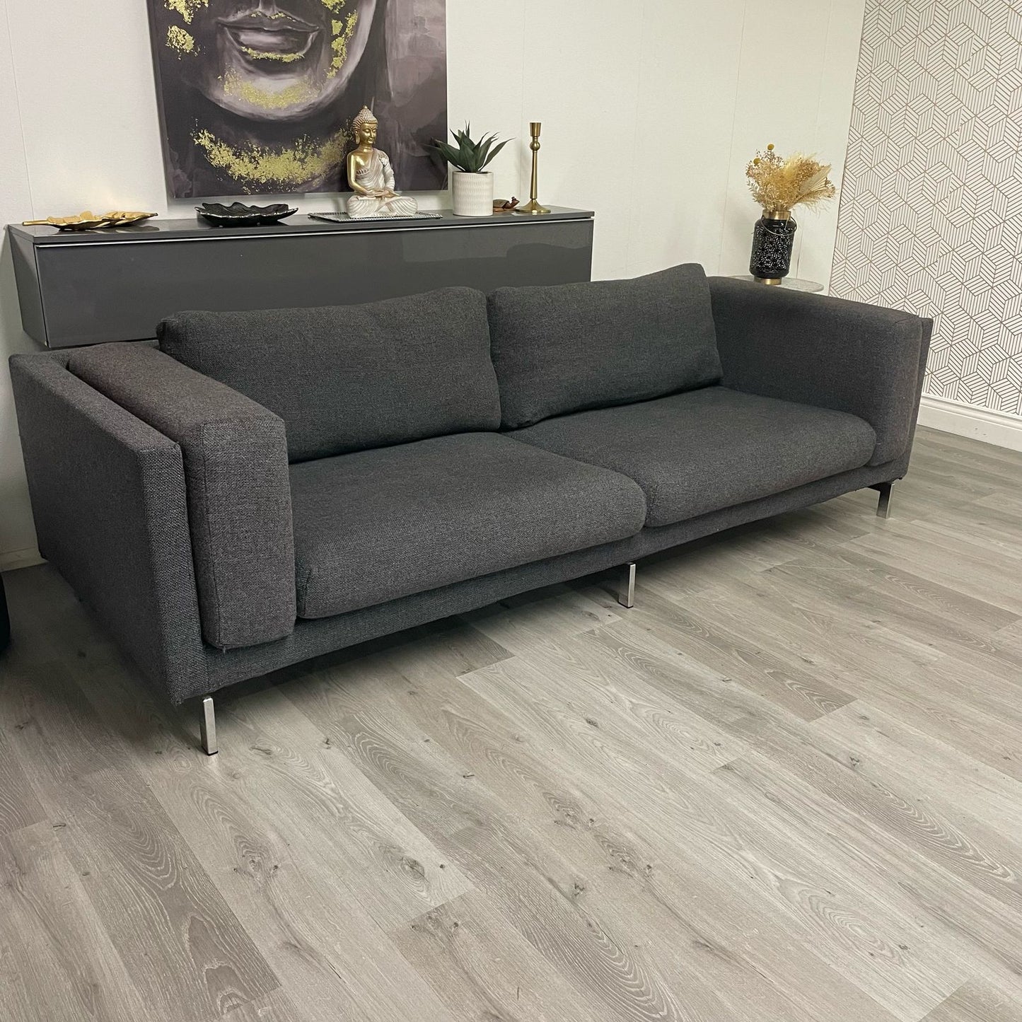 Canapé IKEA Nockeby 4 places – Gris foncé
