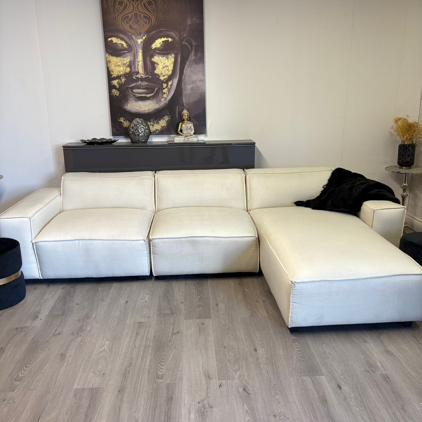 Canapé sectionnel beige