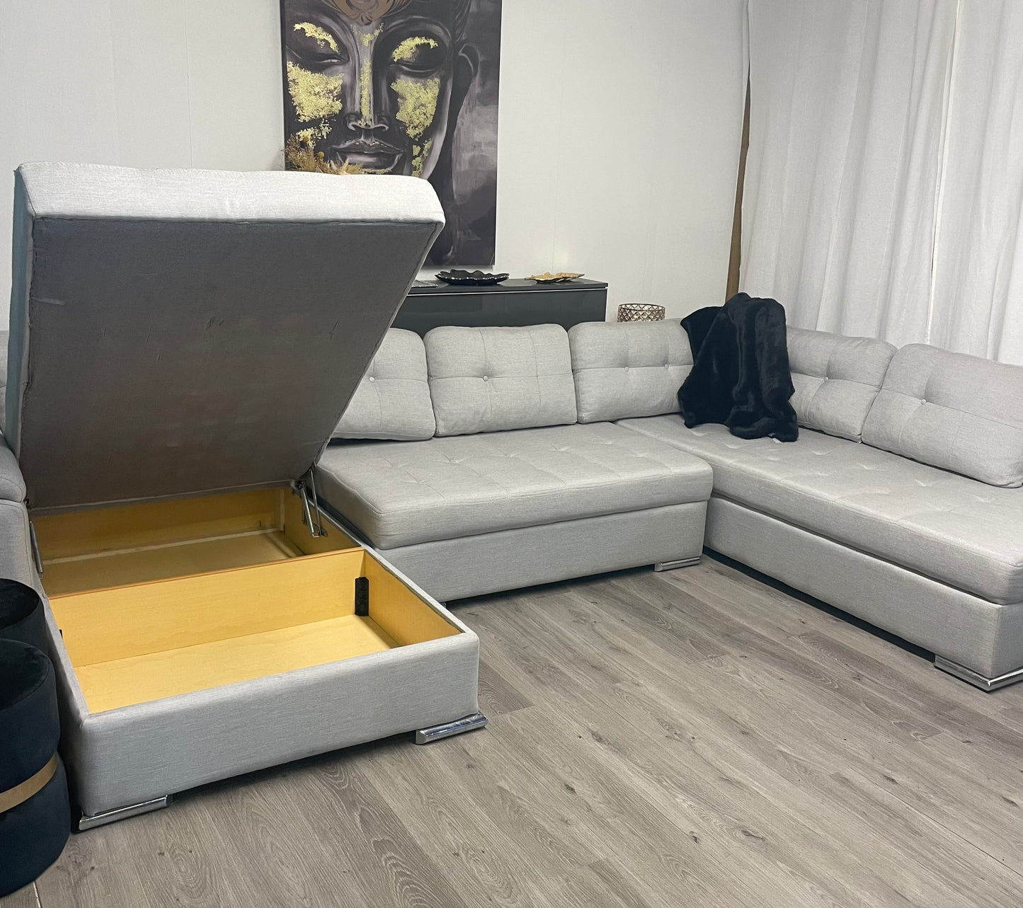 Grand canapé sectionnel