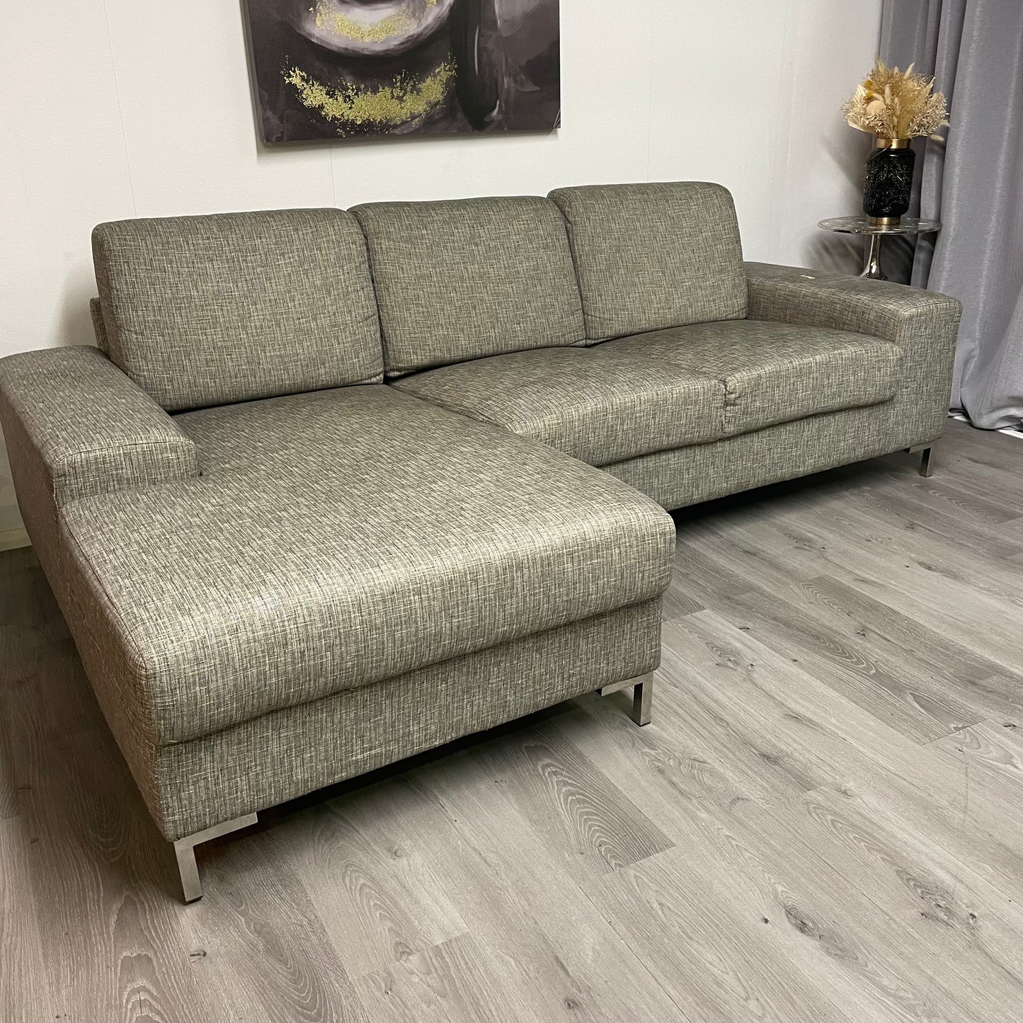 Gray sectional sofa