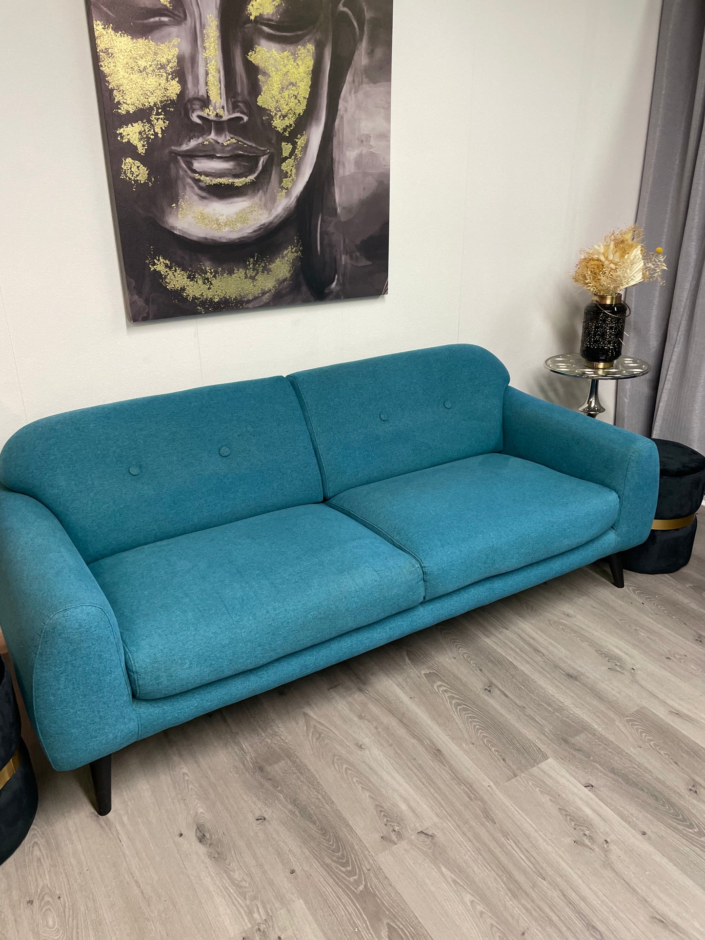 Canapé 3 Places Bleu