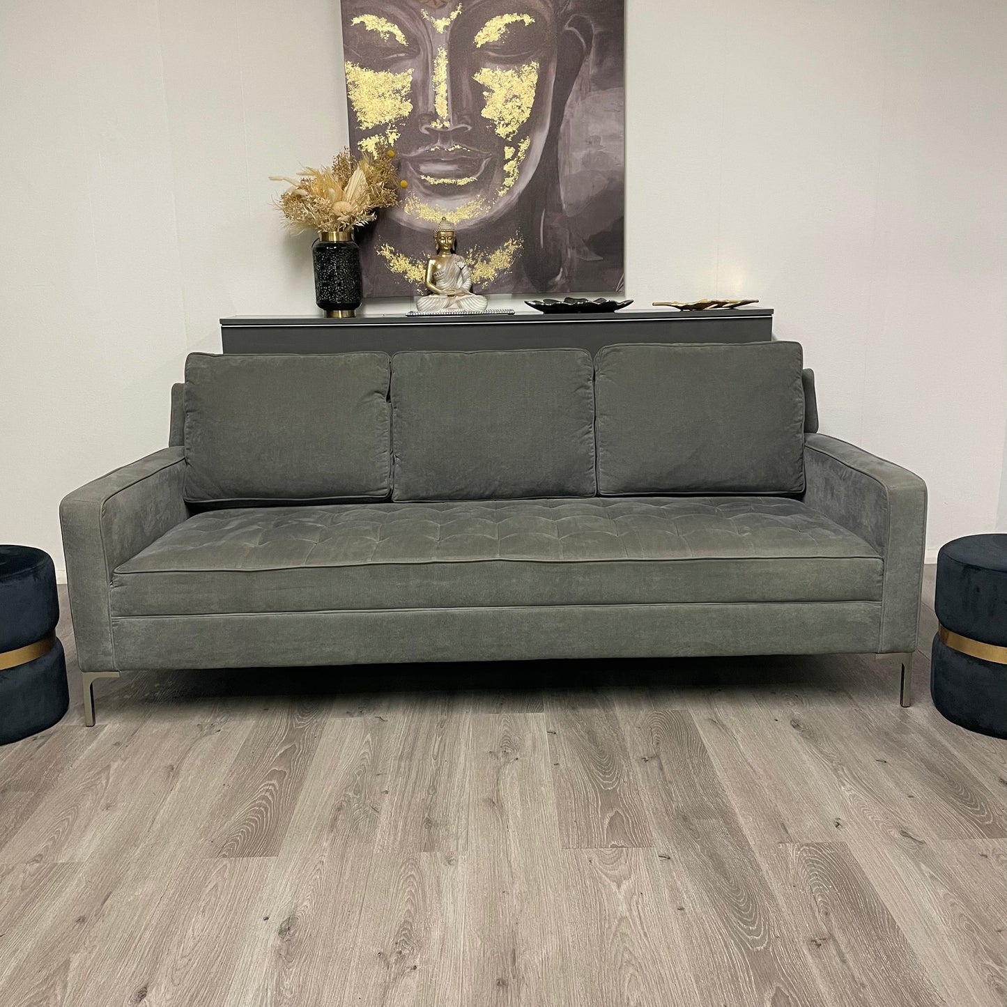 Velvet sofa