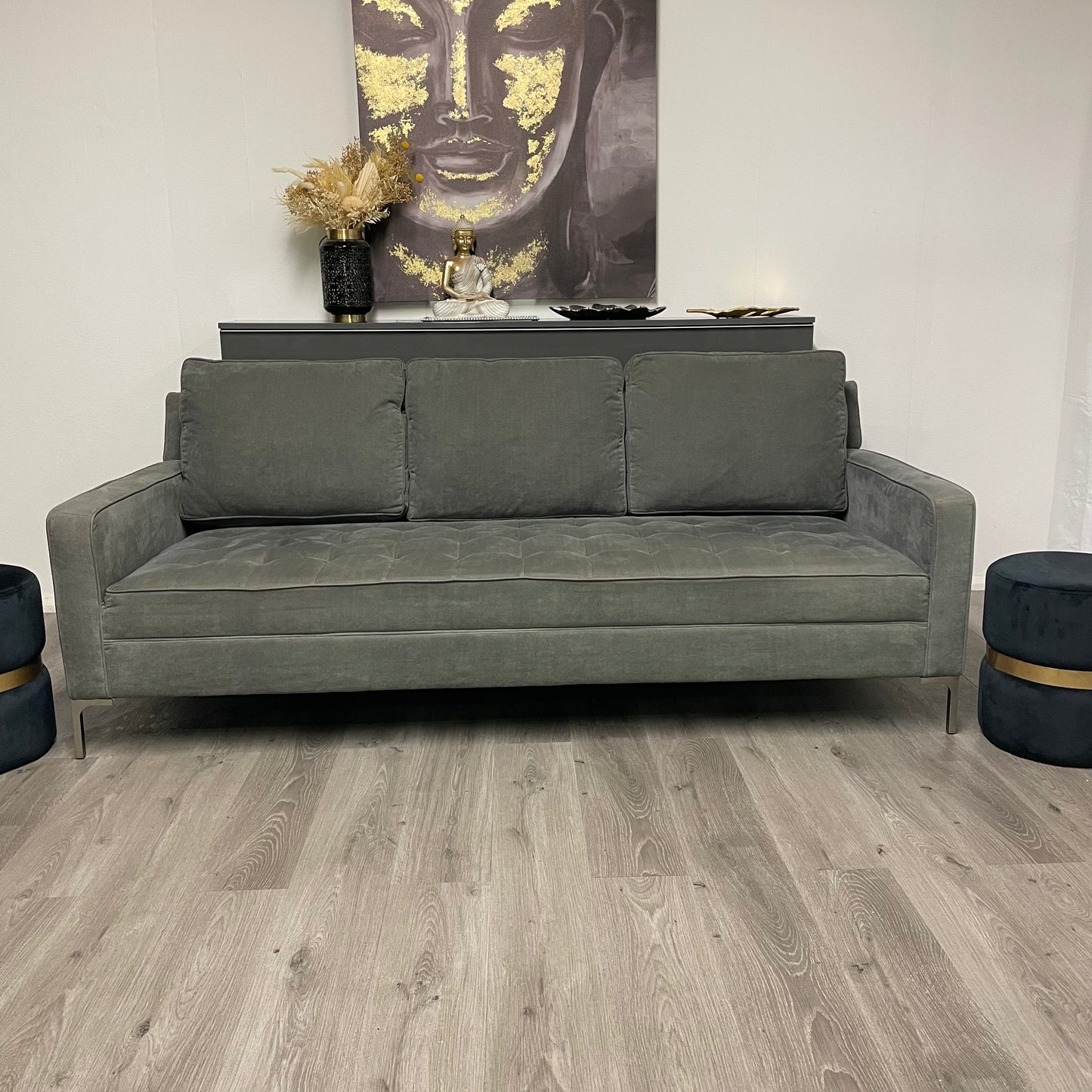 Velvet sofa