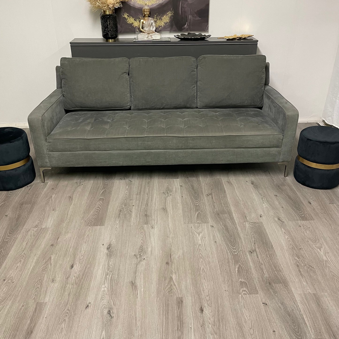 Velvet sofa