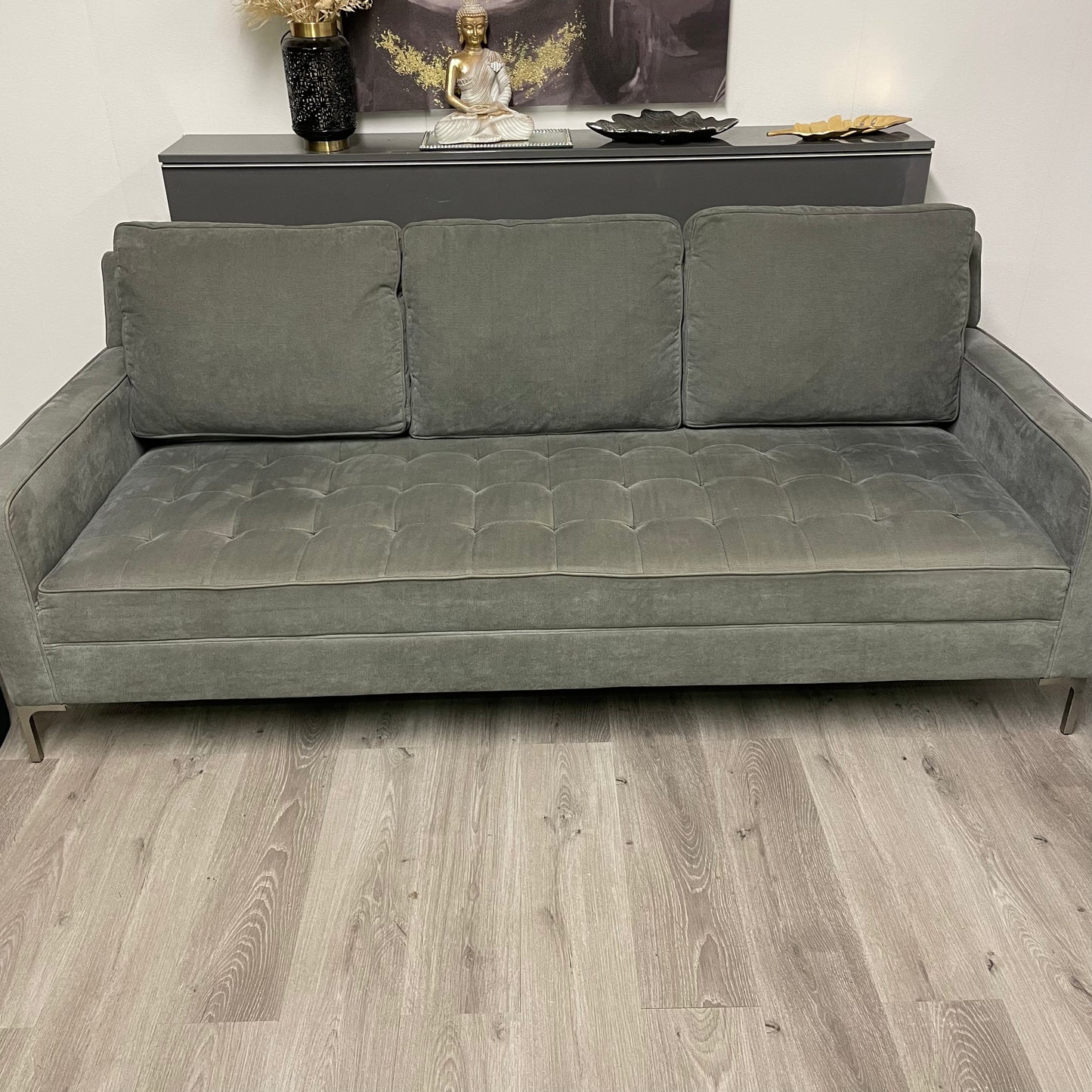 Velvet sofa