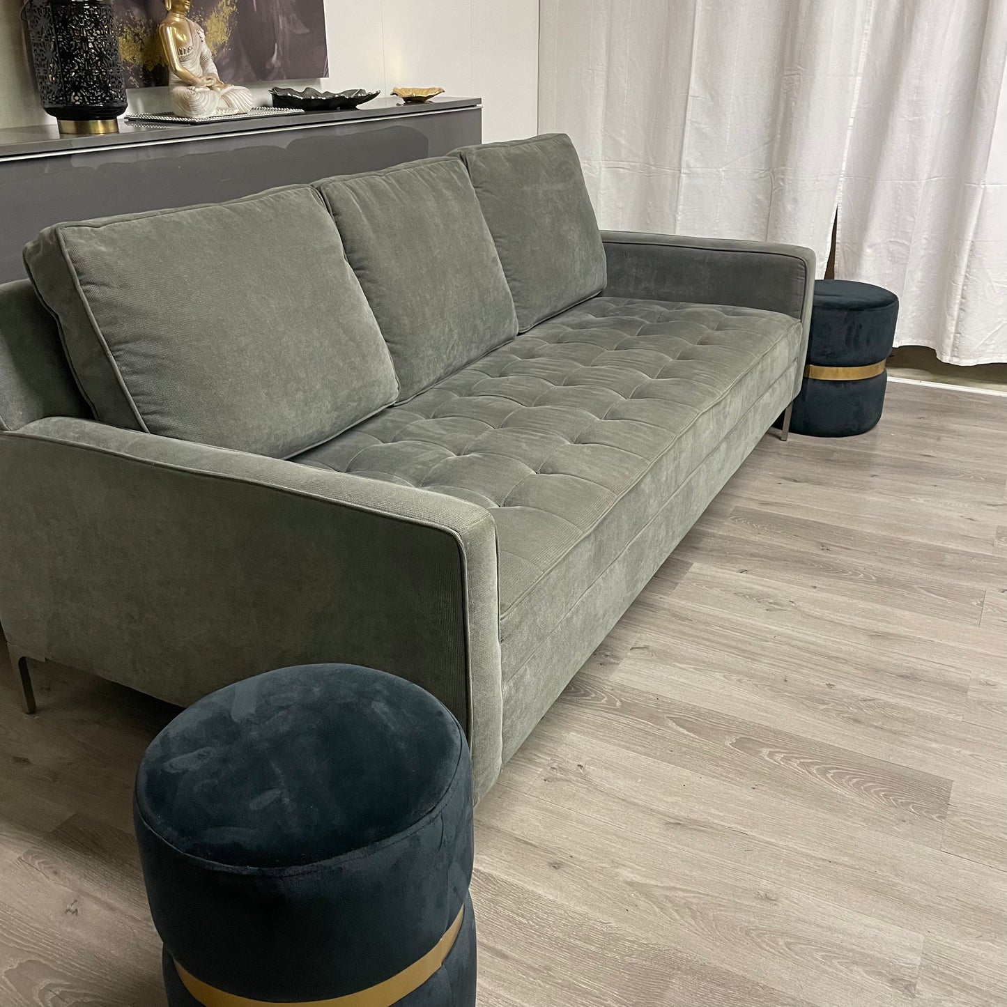 Velvet sofa