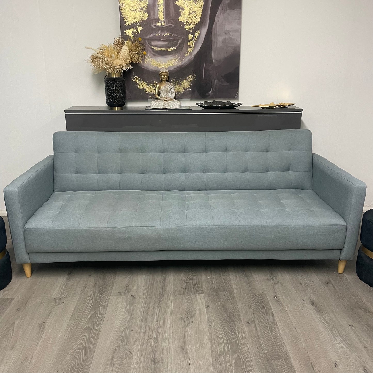 Canapé Clik Clak Gris Bleu