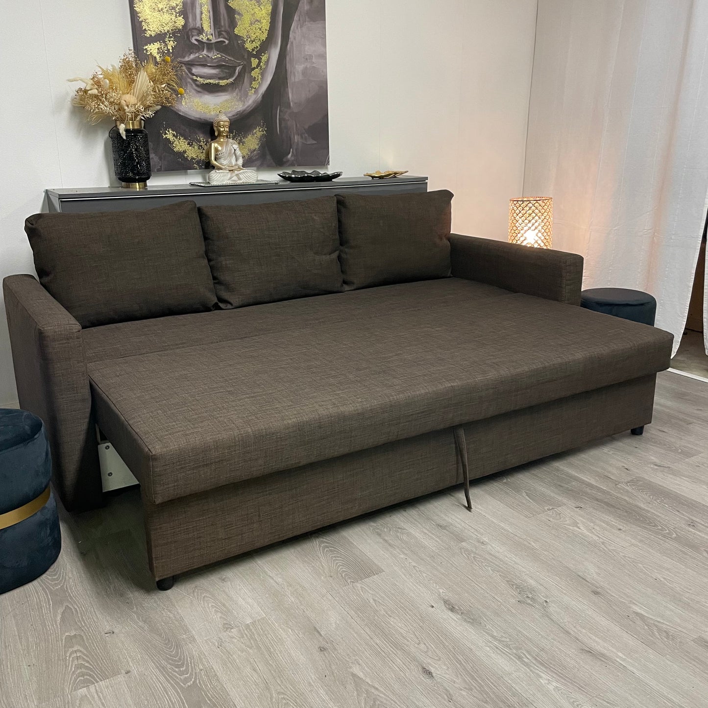 Canapé-lit Ikea Friheten Marron