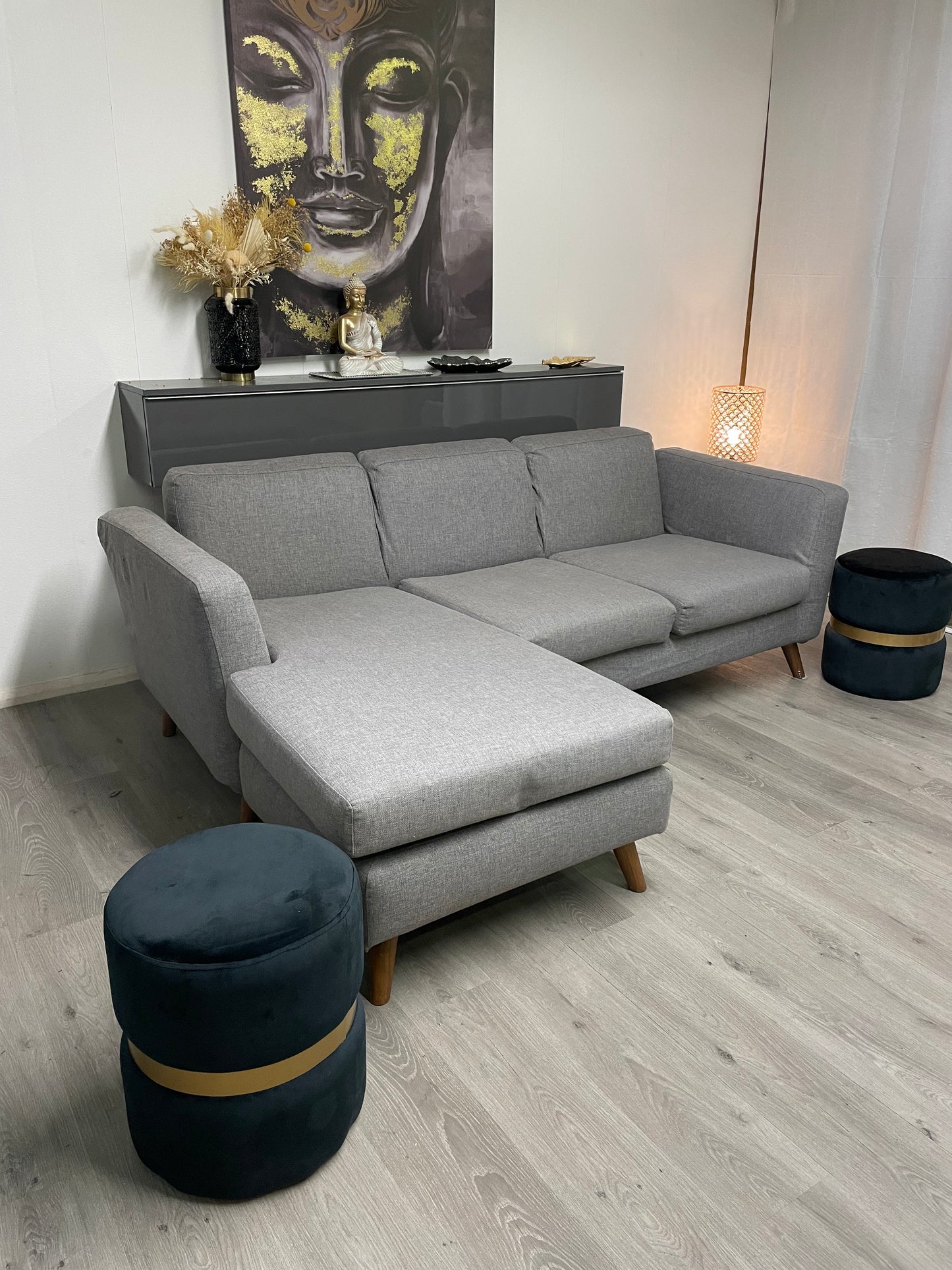 Sectionnel gris réversible linea natura