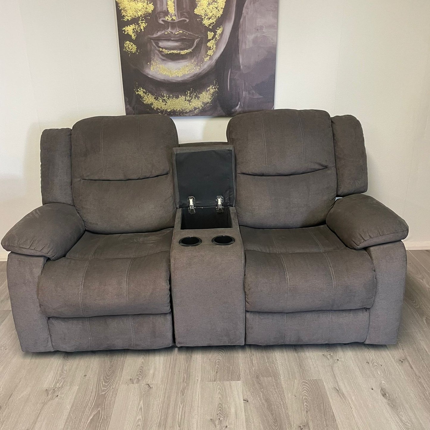 Canapé inclinable 2 places Elran – Confort et fonctionnalité