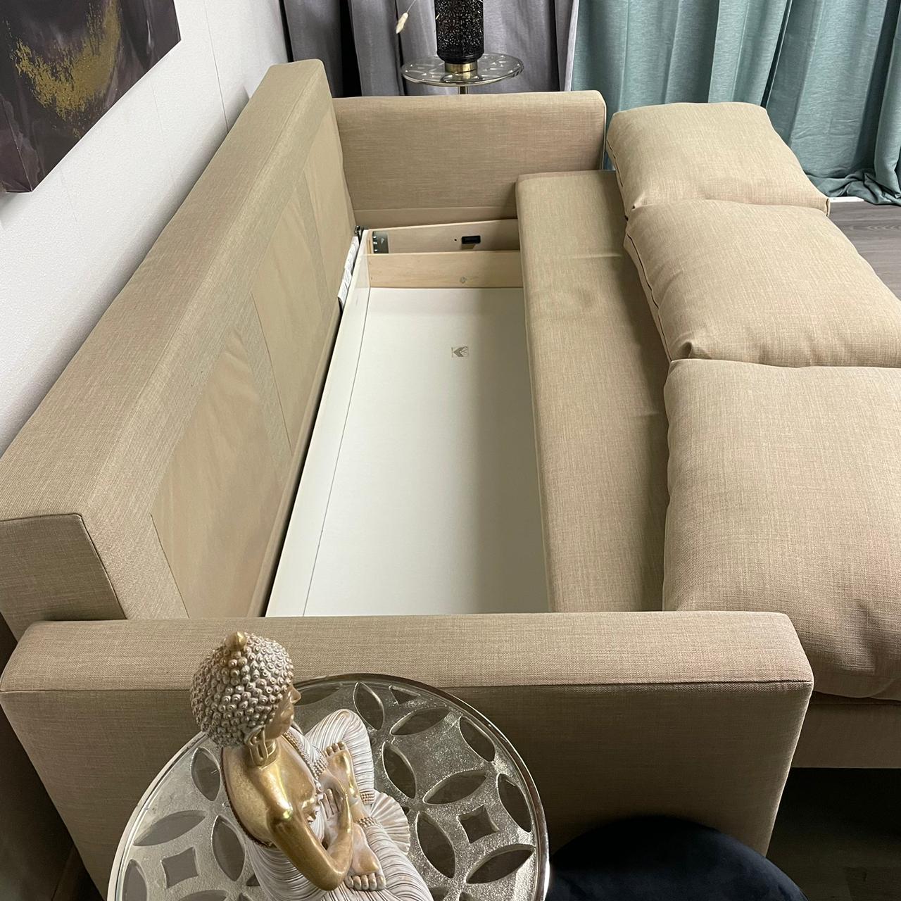 Ikea Friheten beige sofa bed – Like new