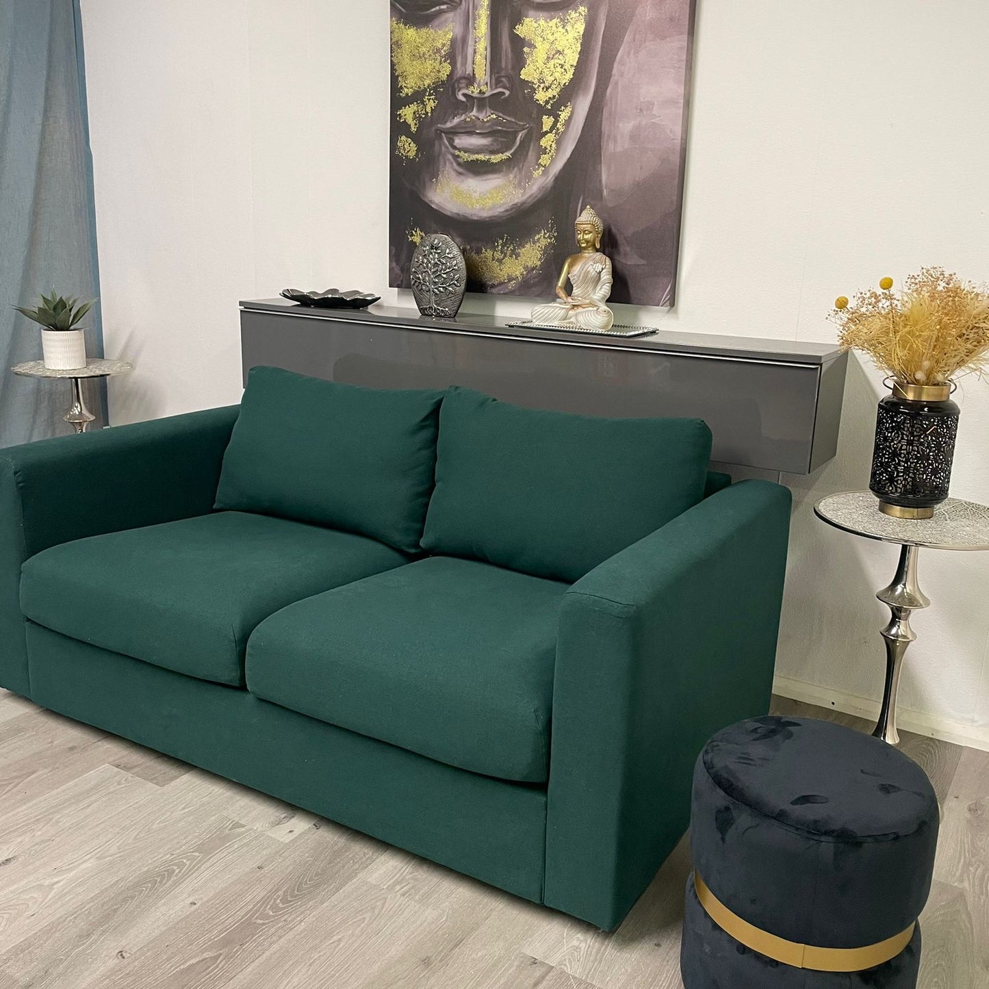 Canapé vert profond IKEA FINNALA