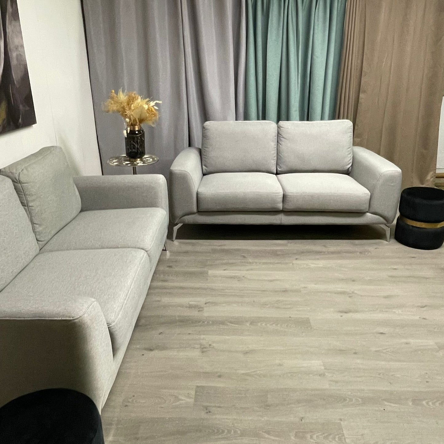 Causeuse gris comme neuve