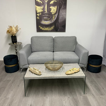 Causeuse gris comme neuve