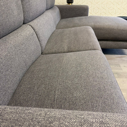 Canapé Sectionnel Gris Électrique