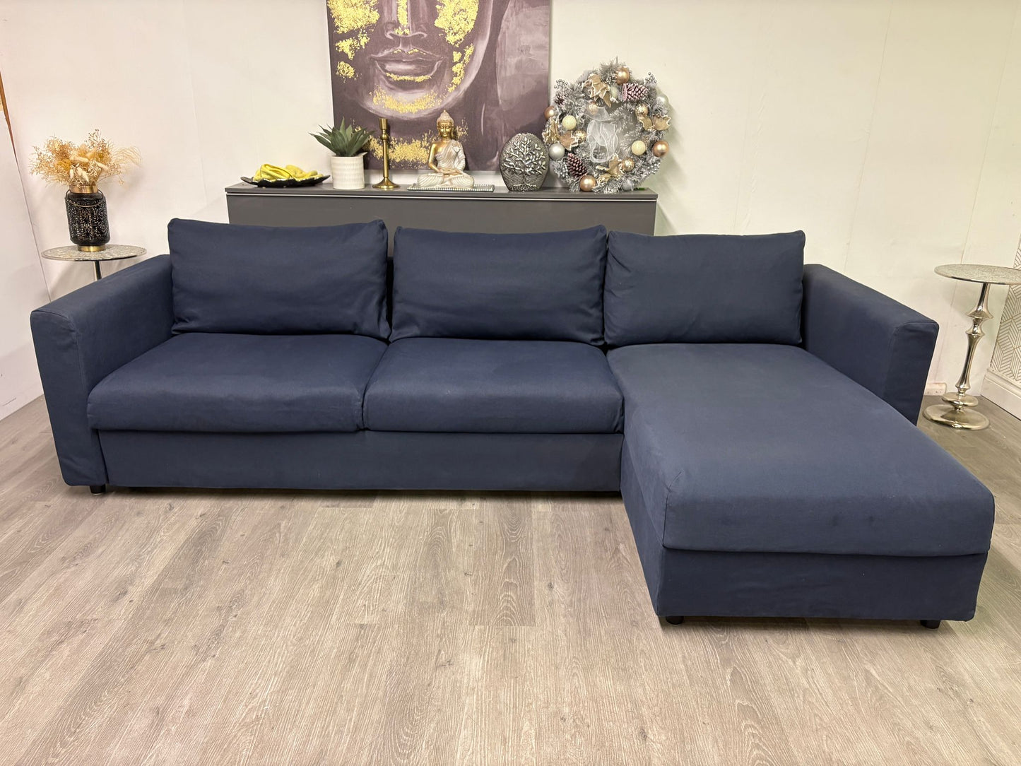 Canapé-lit 4 places FINNALA IKEA avec rangement – bleu