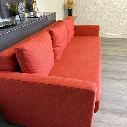 Canapé-lit IKEA Friheten 3 places de couleur orange