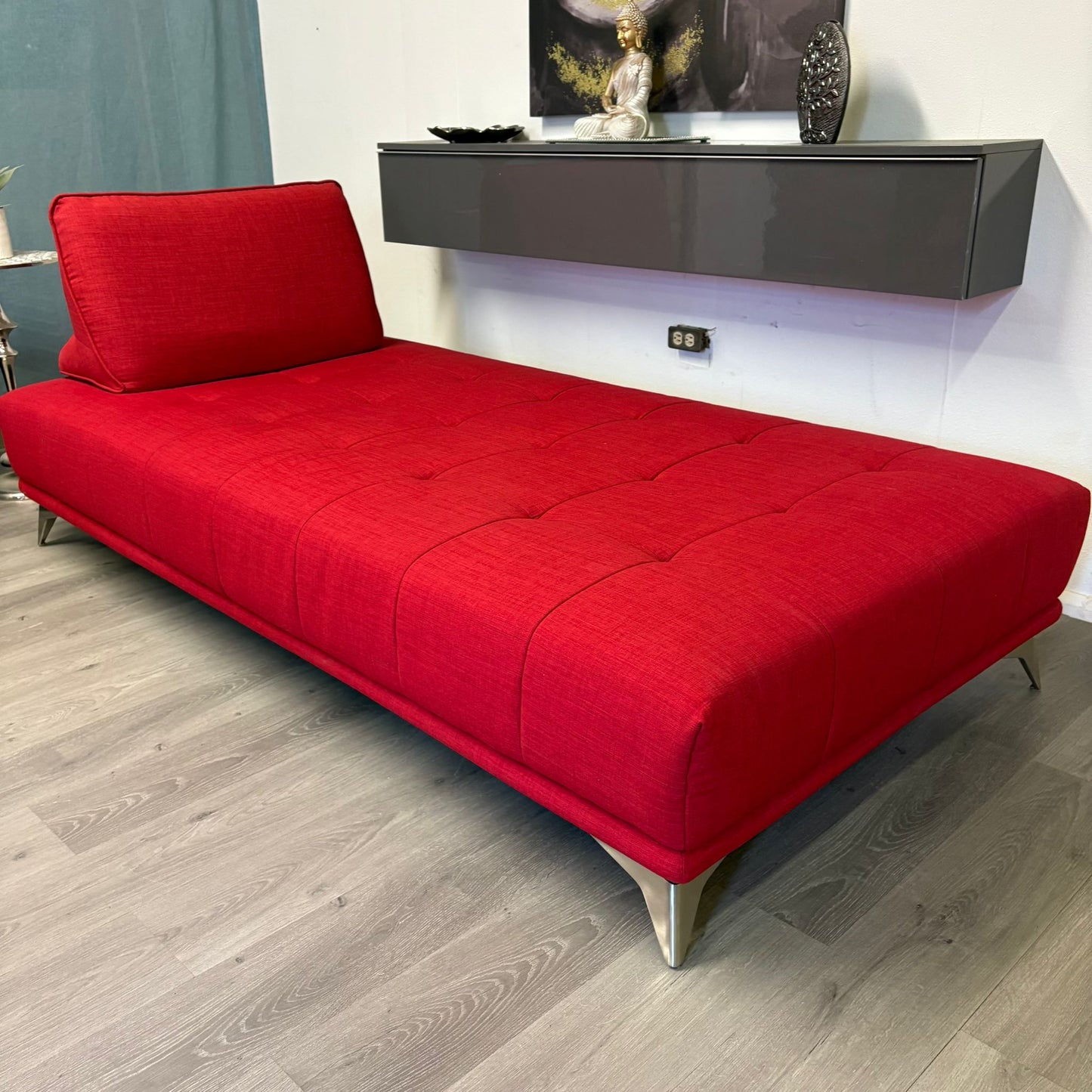 Ensemble de Canapés-lit Chameleon en tissu rouge vif
