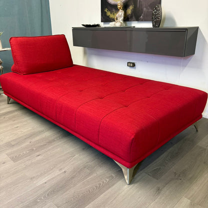 Ensemble de Canapés-lit Chameleon en tissu rouge vif