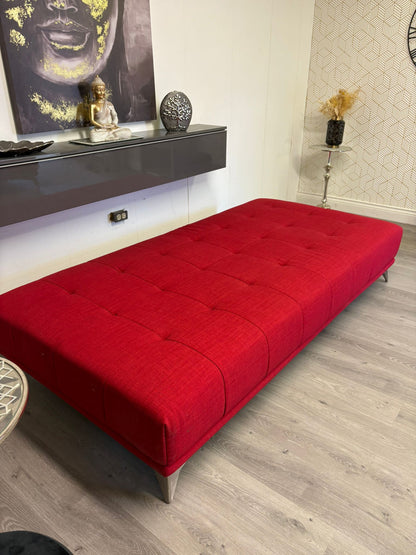 Ensemble de Canapés-lit Chameleon en tissu rouge vif