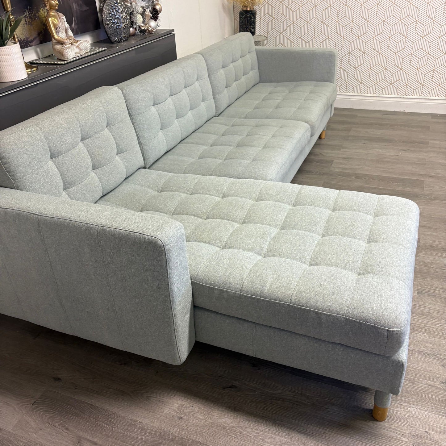IKEA MORABO – Sectionnel vert clair — Reconditionné | Yoof Meubles