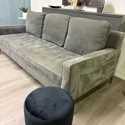 Canapé 3 places en velour