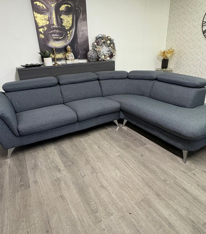 Structube Kenley – Sectionnel avec appuis-tête ajustables — Reconditionné | Yoof Meubles