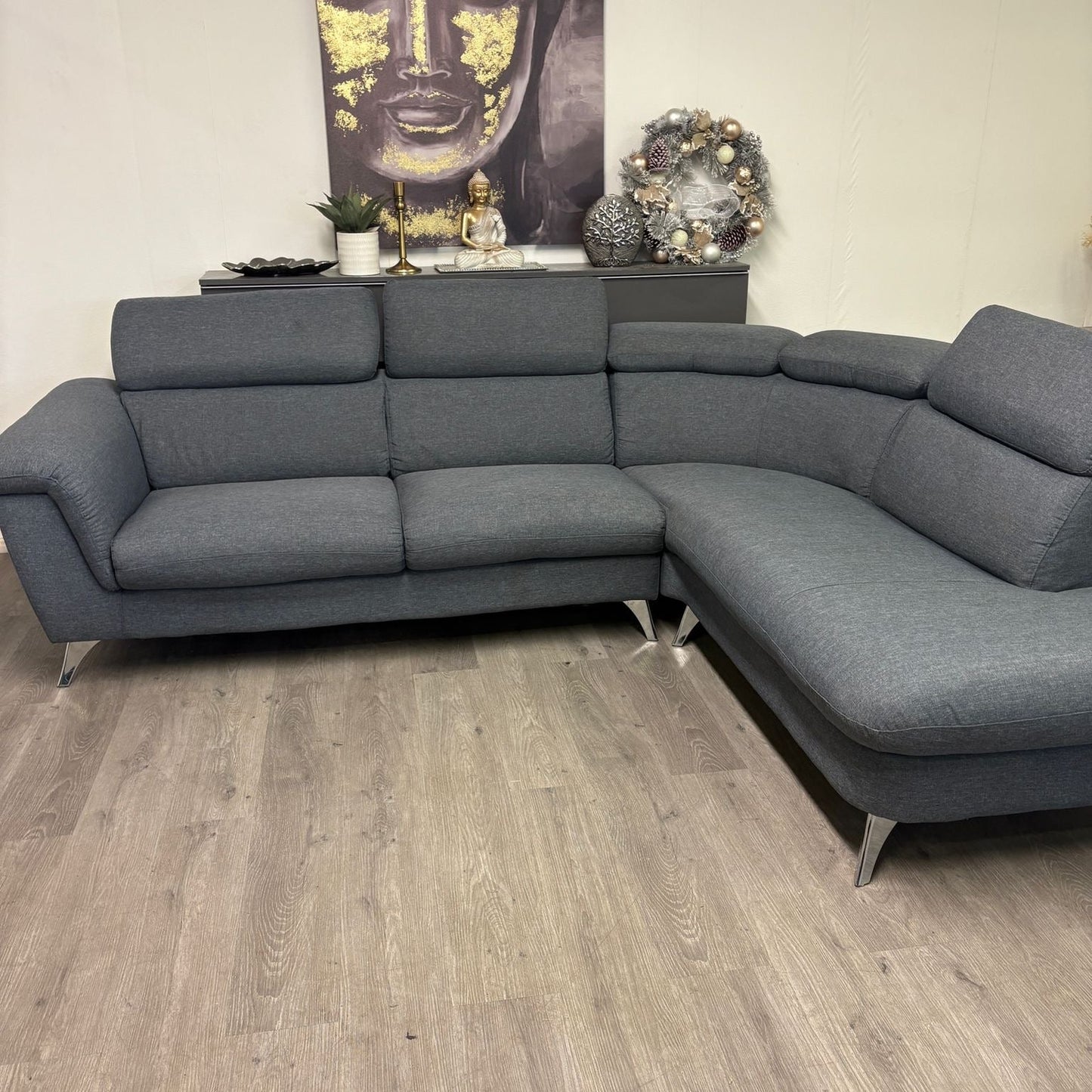Structube Kenley – Sectionnel avec appuis-tête ajustables — Reconditionné | Yoof Meubles