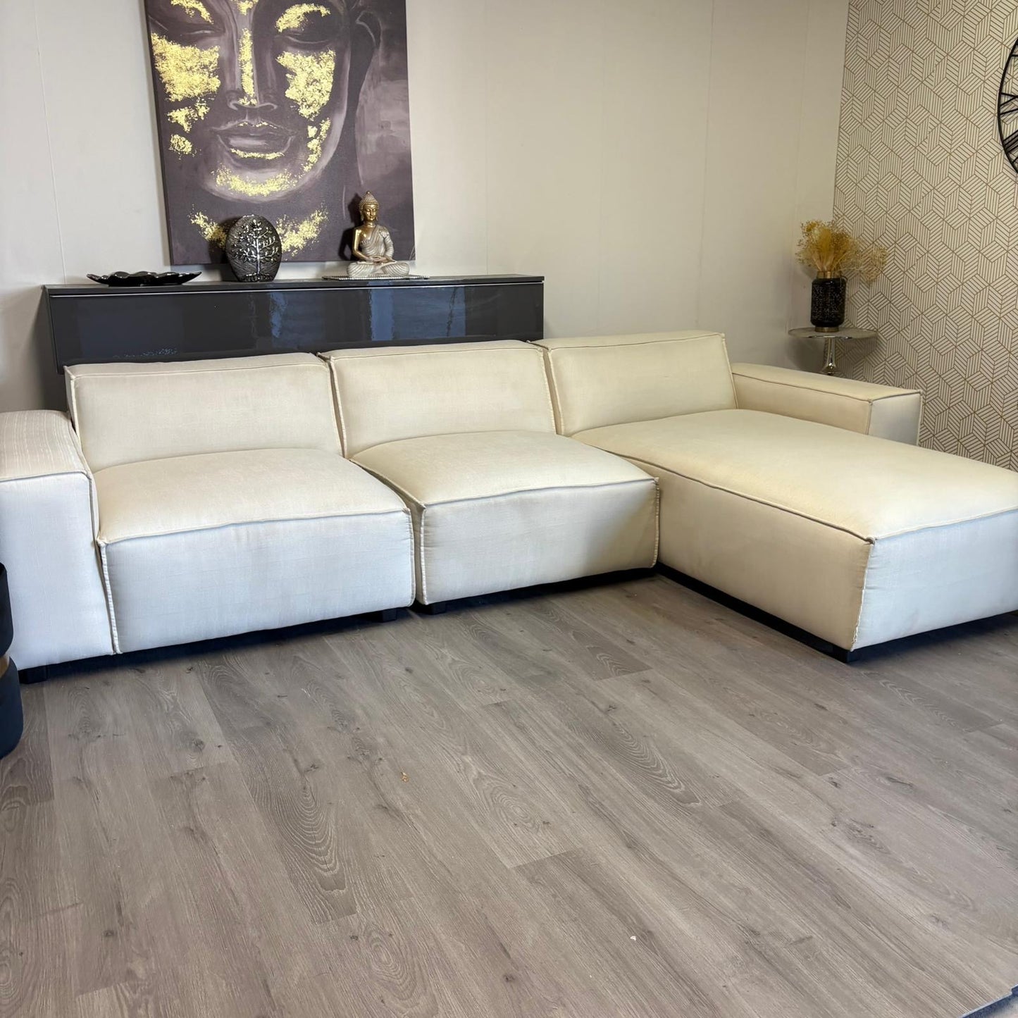 Canapé sectionnel beige