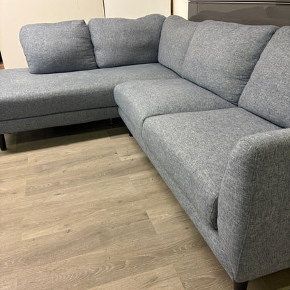 Structube – Sectionnel gris bleuté — Reconditionné | Yoof Meubles