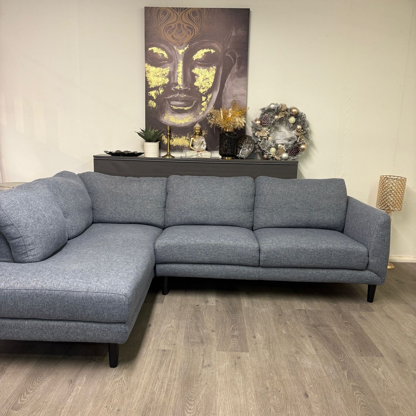 Structube – Sectionnel gris bleuté — Reconditionné | Yoof Meubles