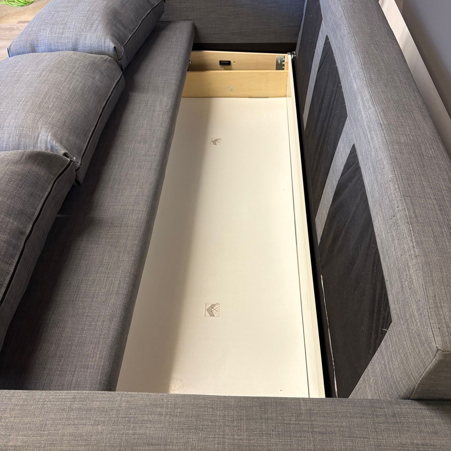 Canapé-lit Ikea Friheten Gris