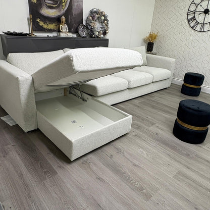 Canapé 4 places av méridienne IKEA FINNALA, Gunnared beige