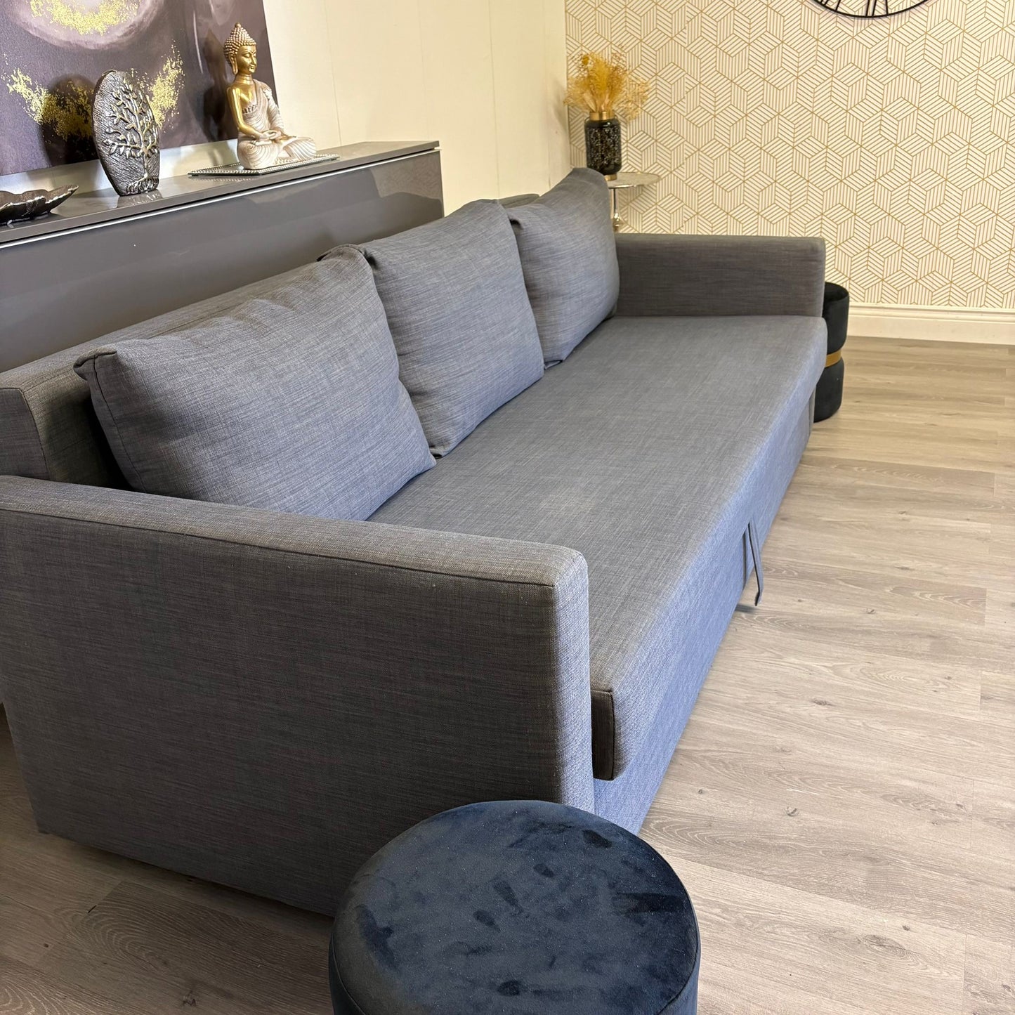 Canapé-lit Ikea Friheten Gris