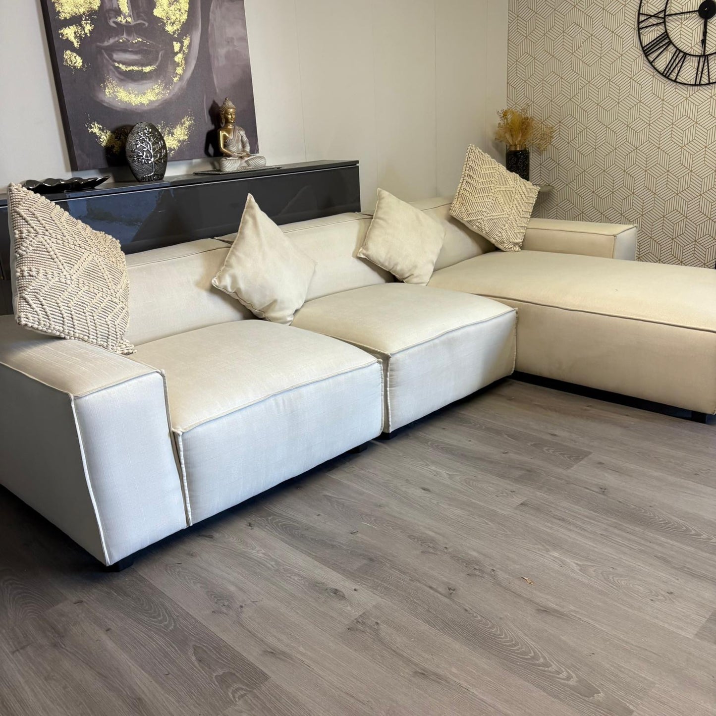 Canapé sectionnel beige