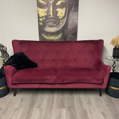 Canapé de style vintage avec touche moderne