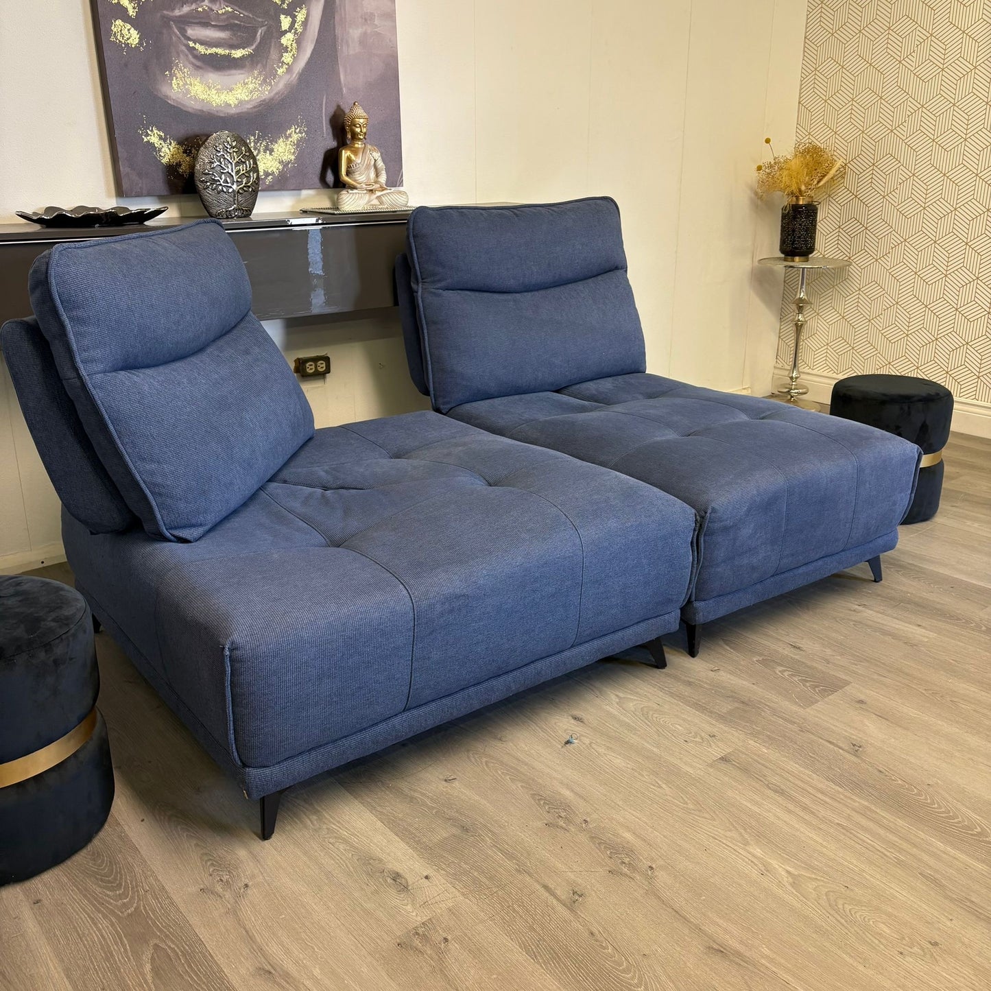 Canapé Modulable Bleu