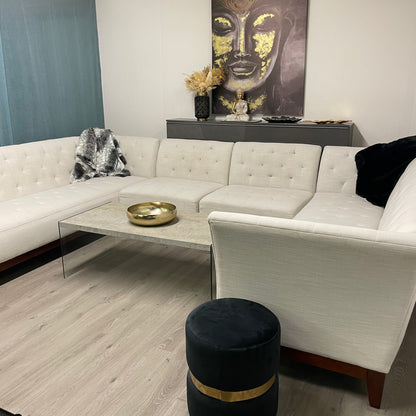 Ensemble de salon beige 8 places