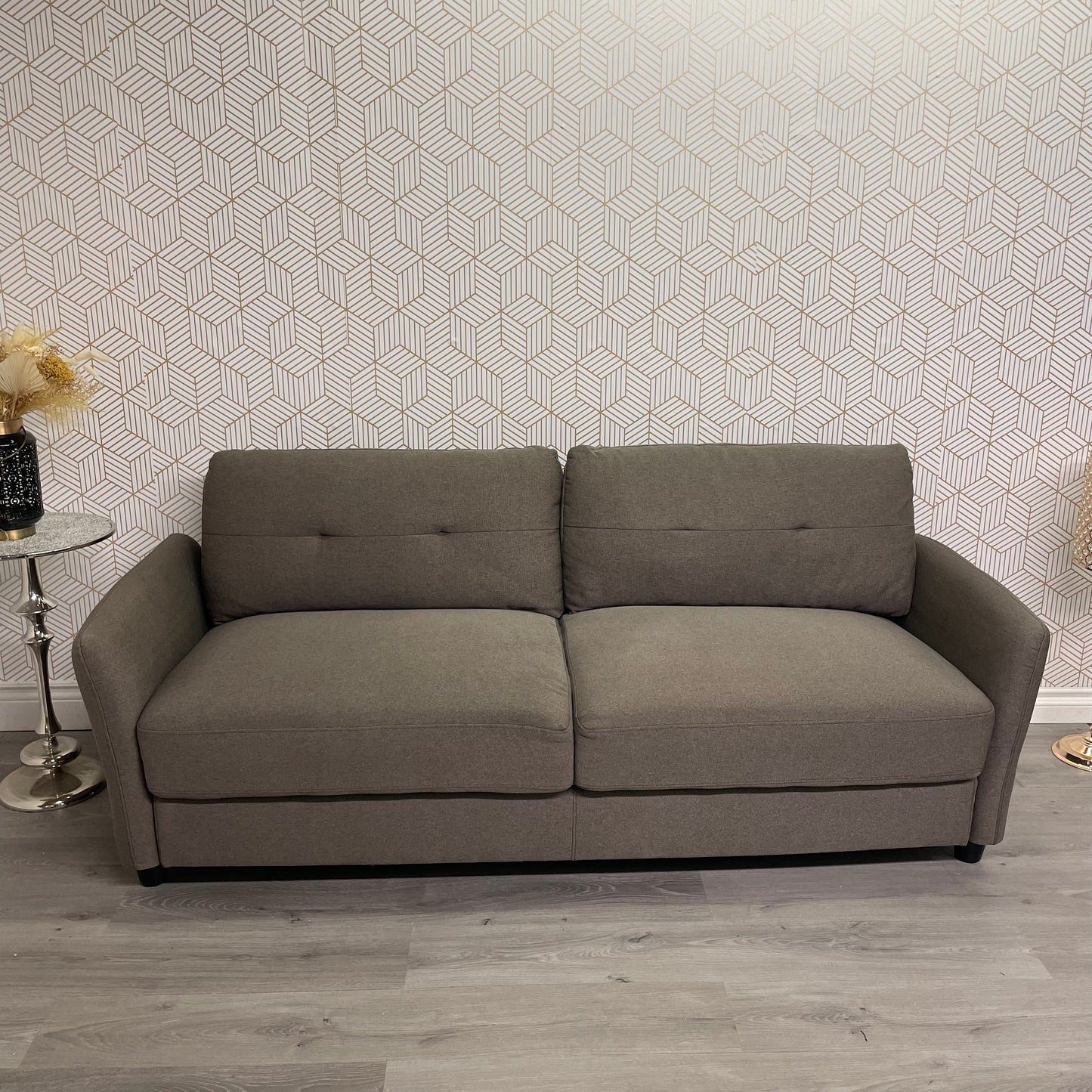 Canapé Zinus Contemporain 3 places – Marron