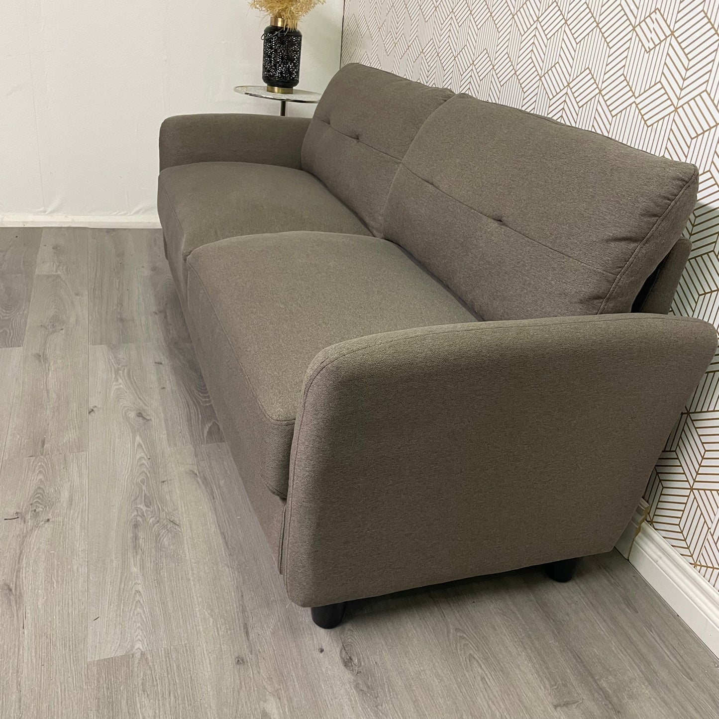 Canapé Zinus Contemporain 3 places – Marron