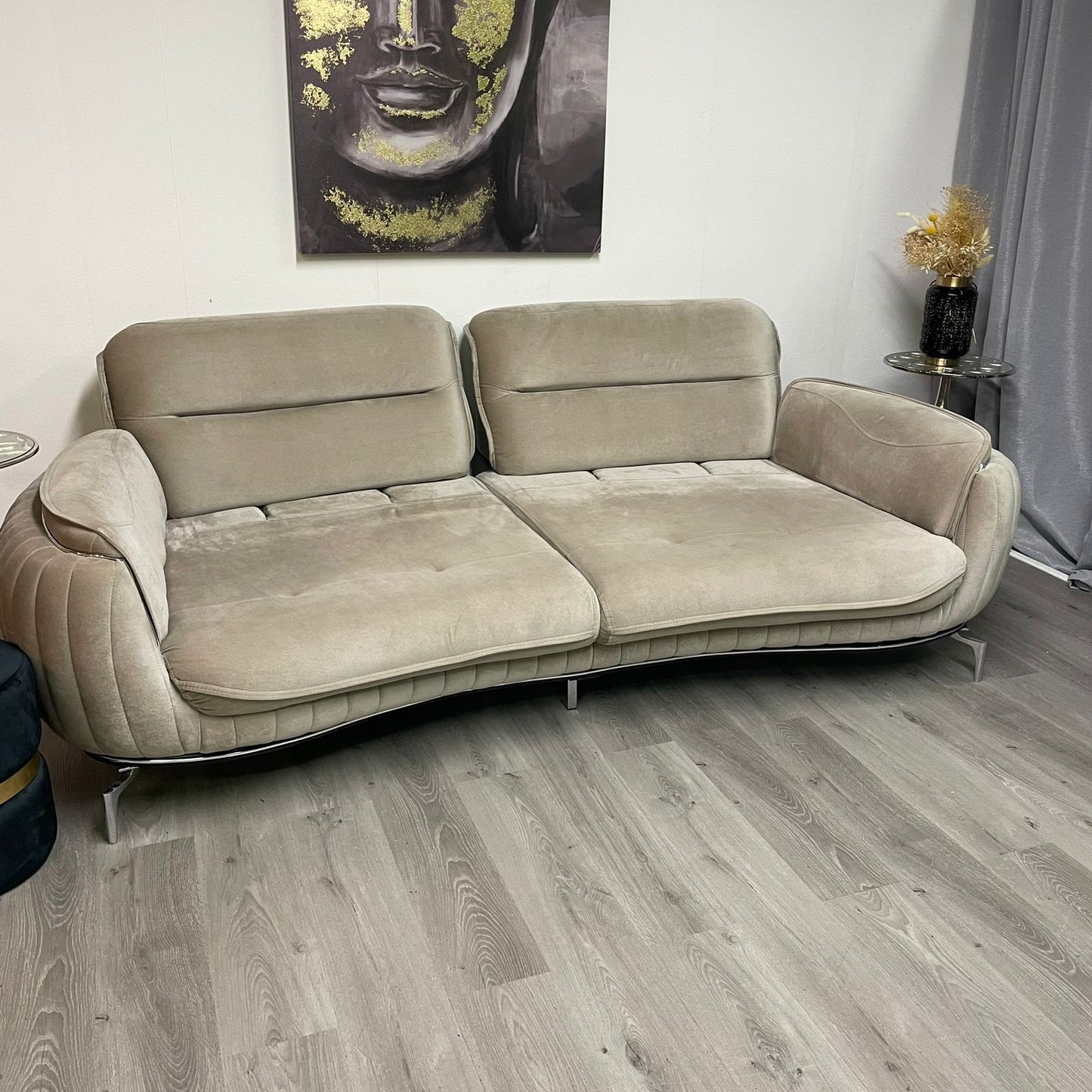 Canapé Beige Luxueux - Comme neuf