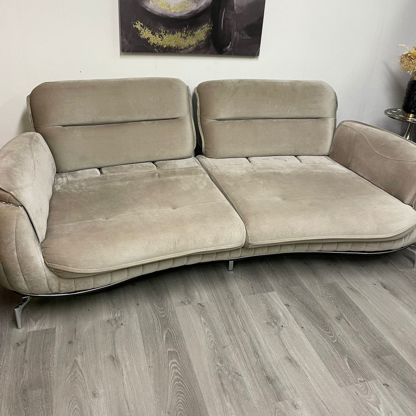 Canapé Beige Luxueux - Comme neuf