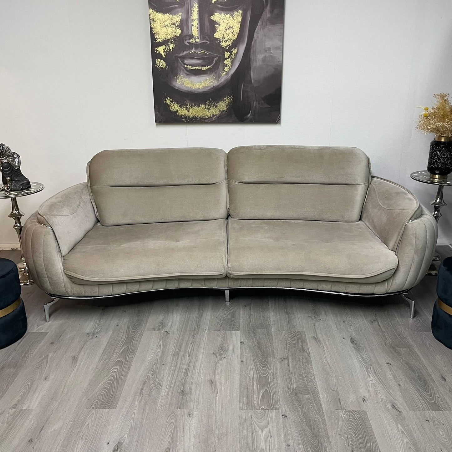 Canapé Beige Luxueux - Comme neuf