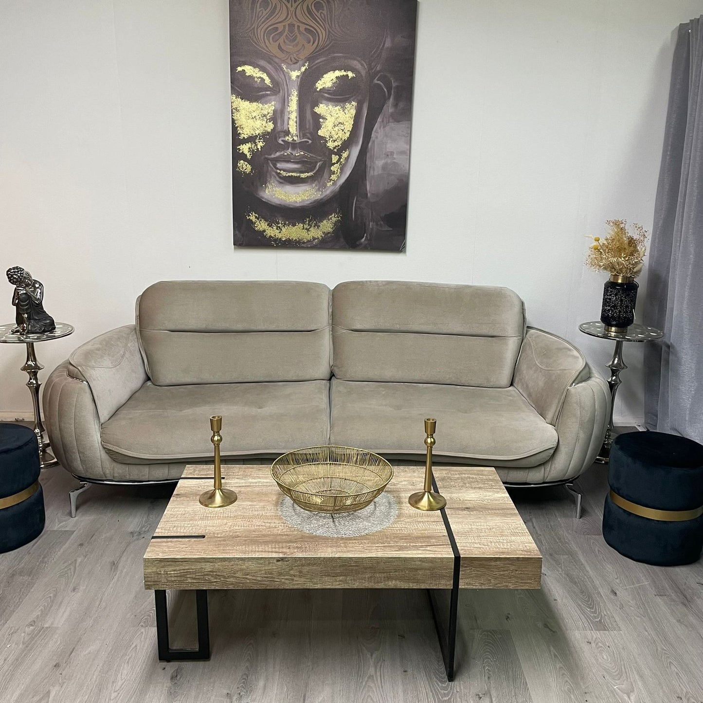 Canapé Beige Luxueux - Comme neuf