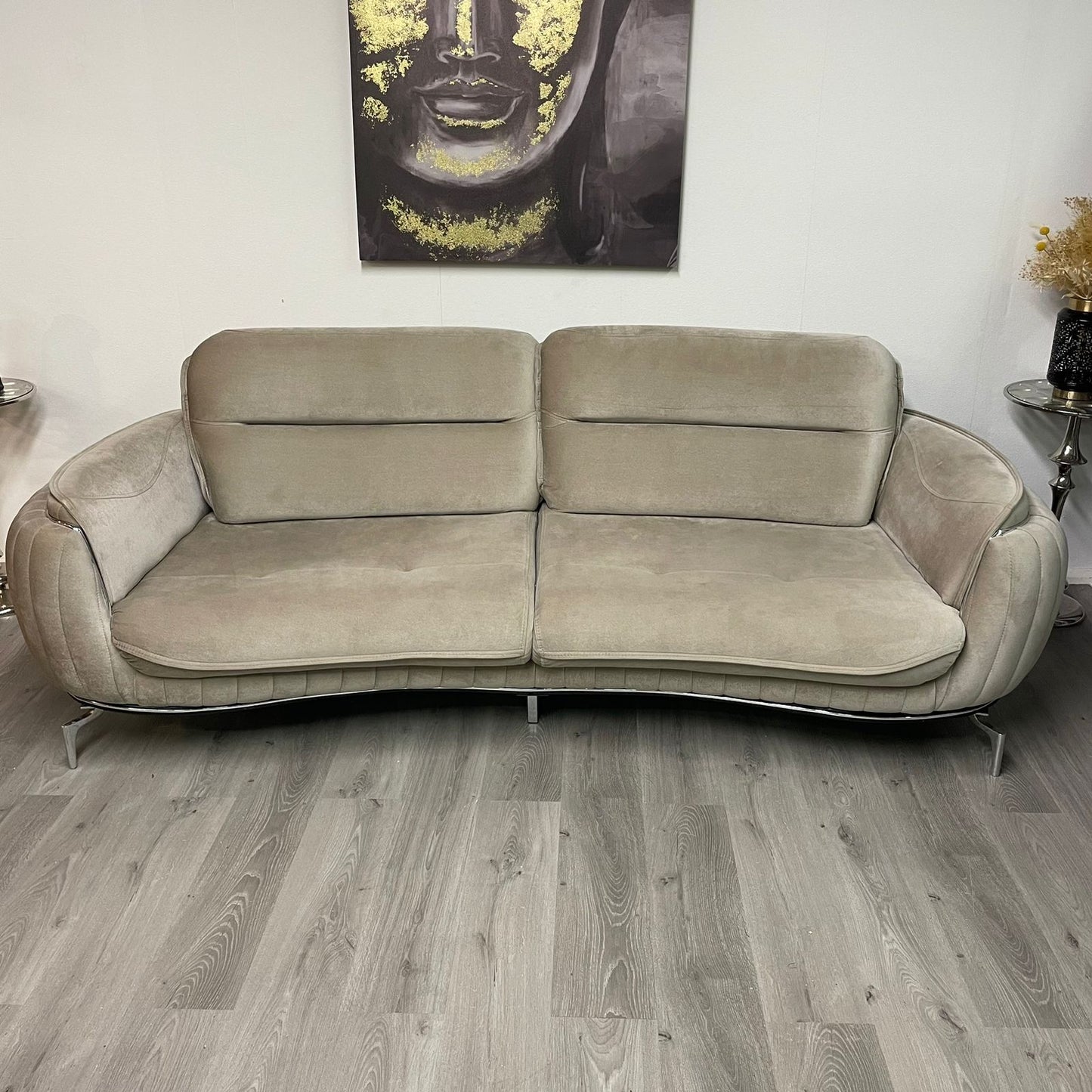 Canapé Beige Luxueux - Comme neuf
