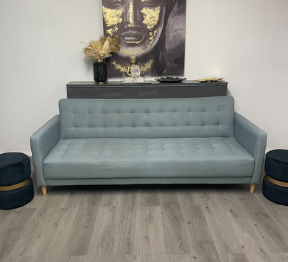 Canapé Clik Clak Gris Bleu