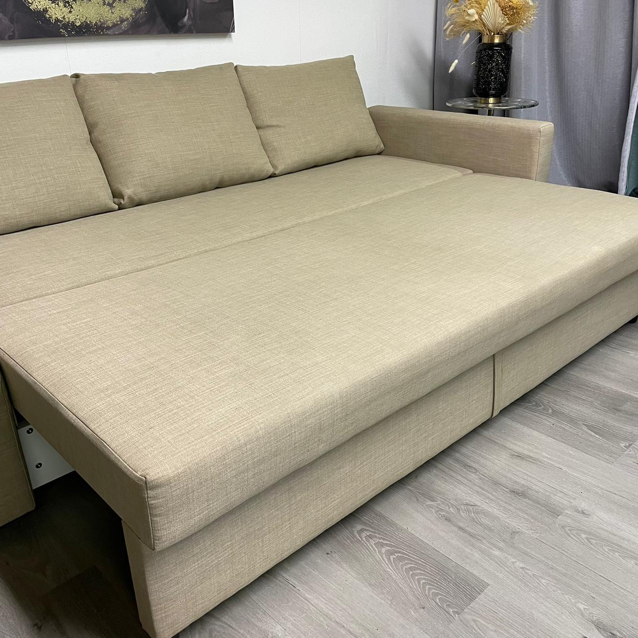 Ikea Friheten beige sofa bed – Like new - Main Image