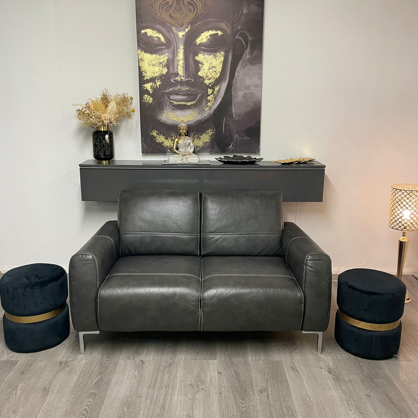 Loveseat en cuir